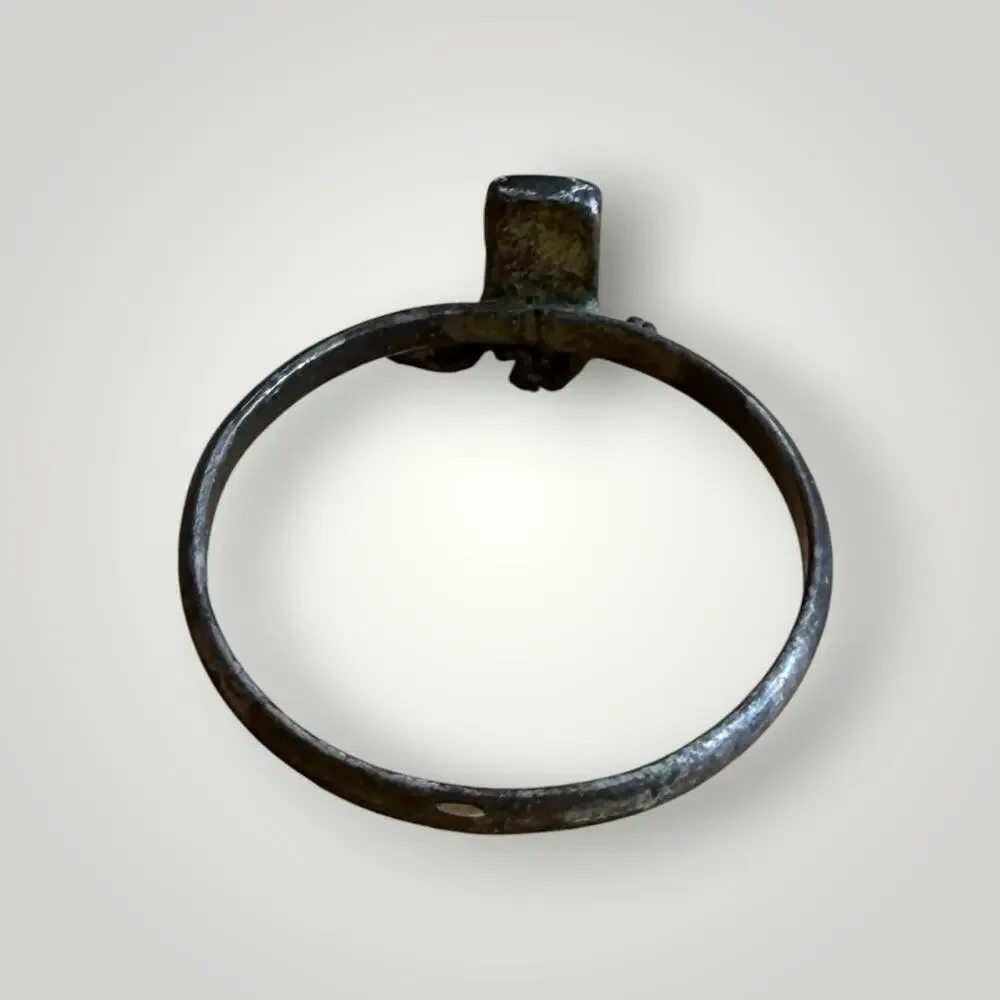 Vintage Sterling Silver Turquoise Inlay Southwest Ring Size 6